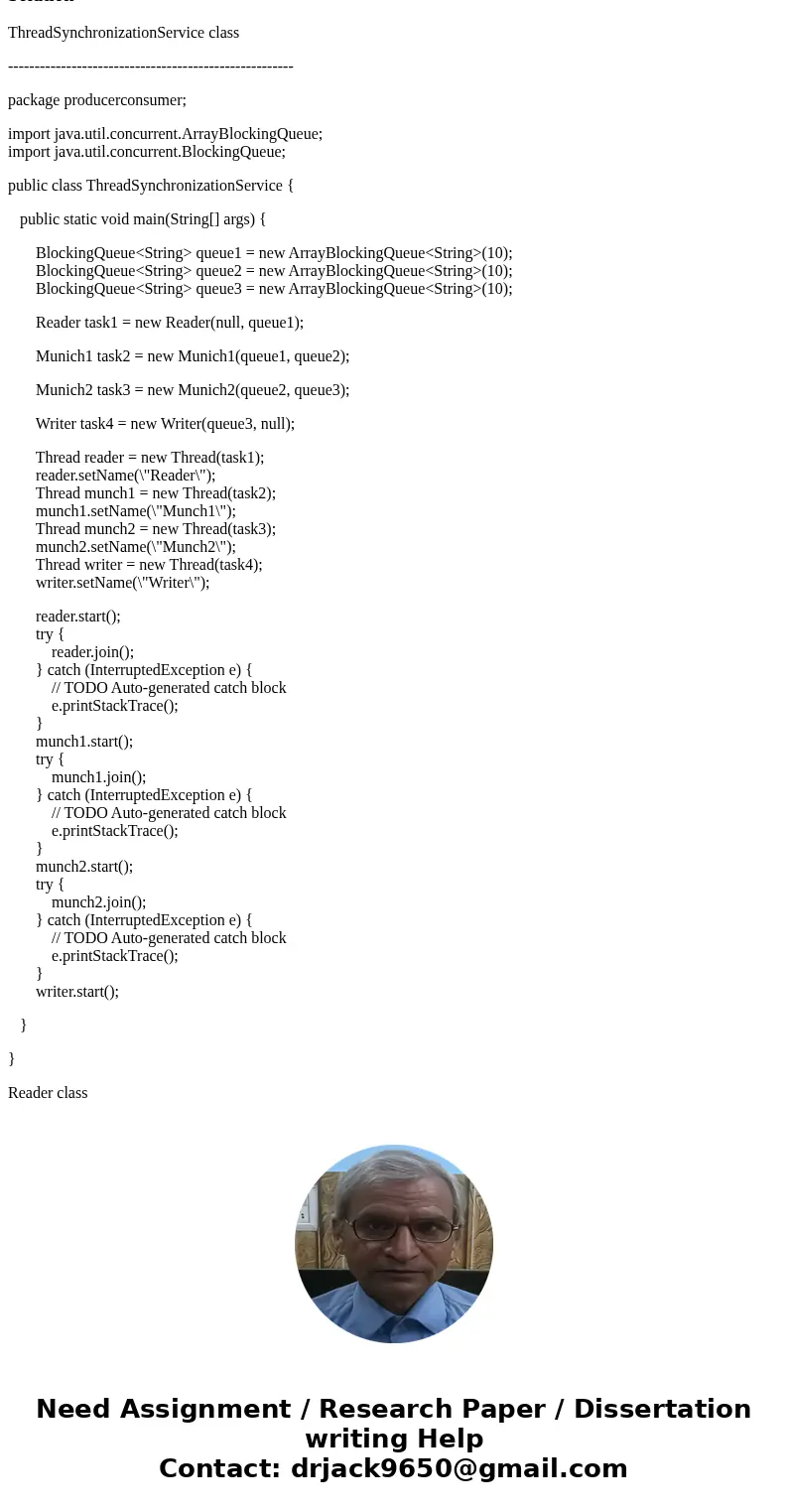 Purpose The goal of this assignment is to write a program that uses threads and synchronization. As a result, you will get experience in writing a program that  Purpose The goal of this assignment is to write a program that uses threads and synchronization. As a result, you will get experience in writing a program that