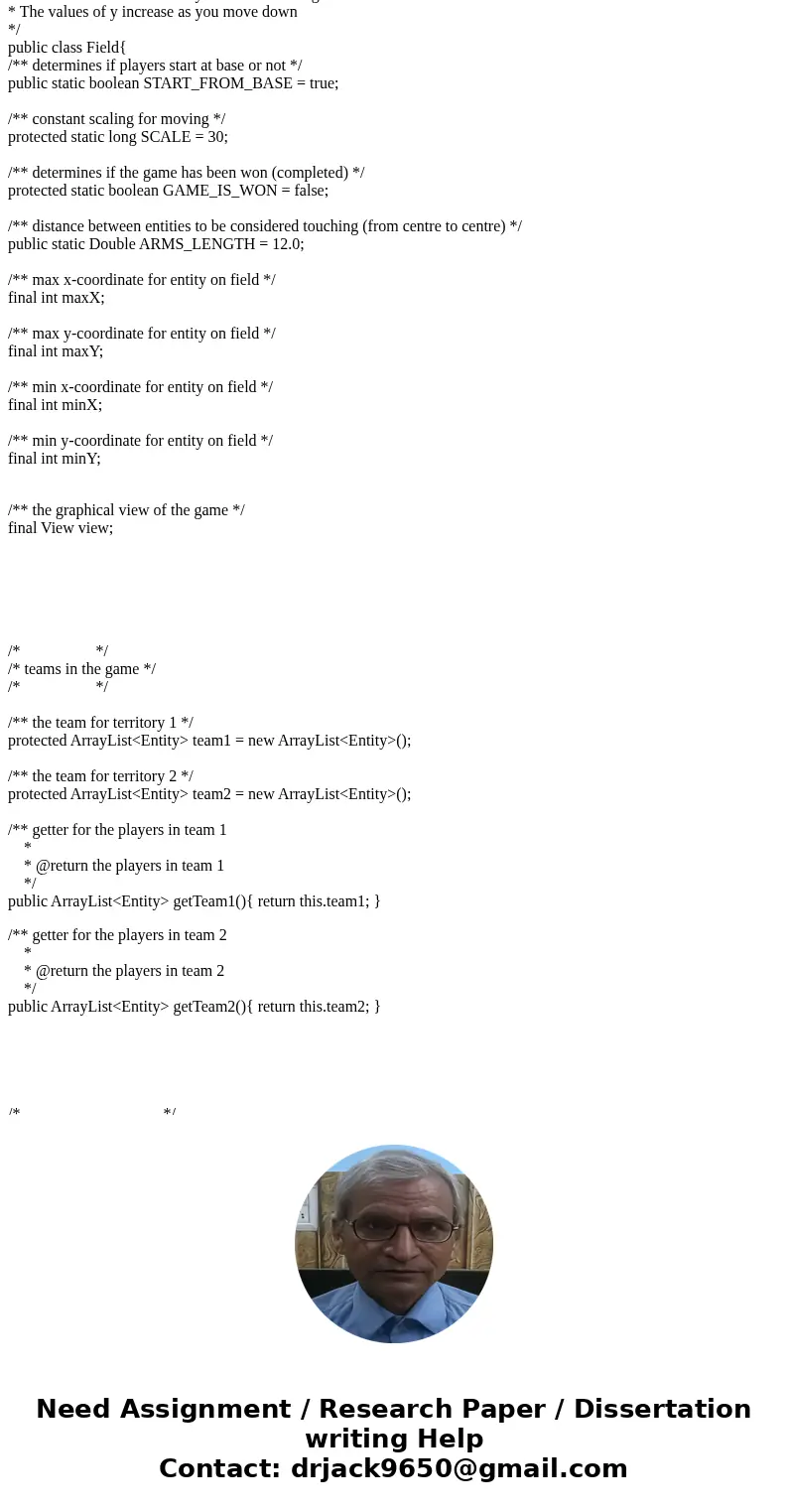 Question(player, field,flag and capturetheflag.java codes are given) Seeker Player The next step is to allow your player to move in a specied direction. Create  Question(player, field,flag and capturetheflag.java codes are given) Seeker Player The next step is to allow your player to move in a specied direction. Create