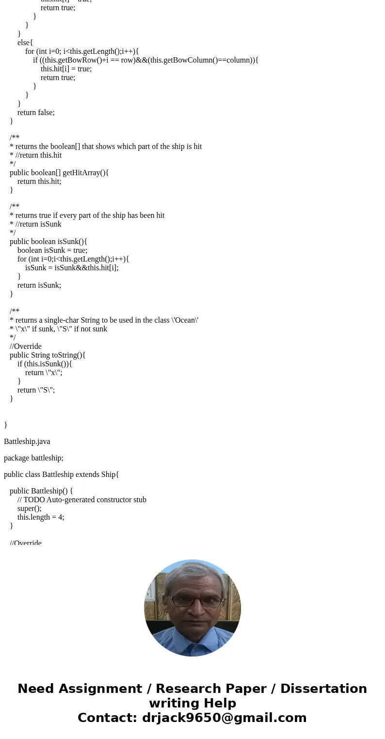 The following code, is a one player battleship game in JAVA. Im trying to Enhance the game to be a two player game (were a player plays aggainst a computer oppo The following code, is a one player battleship game in JAVA. Im trying to Enhance the game to be a two player game (were a player plays aggainst a computer oppo