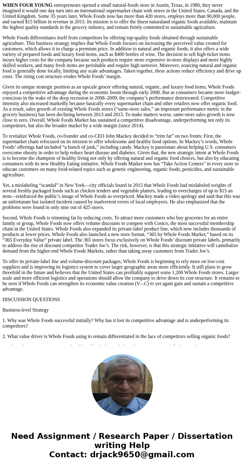 WHEN FOUR YOUNG entrepreneurs opened a small natural-foods store in Austin, Texas, in 1980, they never imagined it would one day turn into an international supe WHEN FOUR YOUNG entrepreneurs opened a small natural-foods store in Austin, Texas, in 1980, they never imagined it would one day turn into an international supe