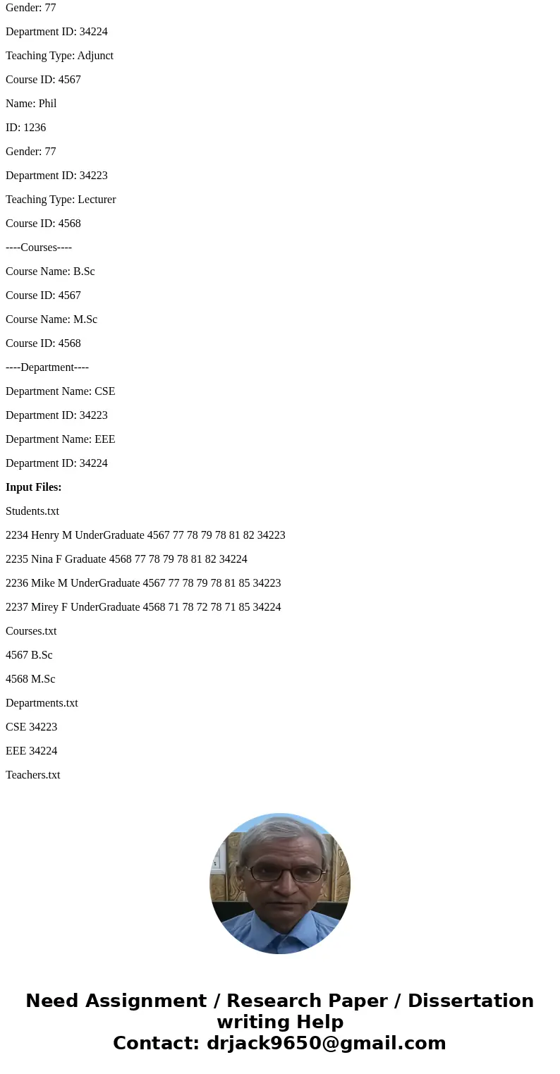 1. MAIN OBJECTIVE The goal of this project is to design and implement a university administration system. The system consists of classes of these types: Person  1. MAIN OBJECTIVE The goal of this project is to design and implement a university administration system. The system consists of classes of these types: Person