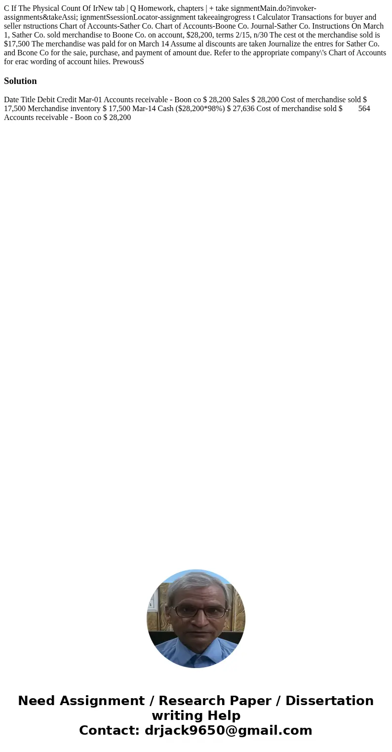 C If The Physical Count Of IrNew tab | Q Homework, chapters | + take signmentMain.do?invoker-assignments&takeAssi; ignmentSsessionLocator-assignment takeea  C If The Physical Count Of IrNew tab | Q Homework, chapters | + take signmentMain.do?invoker-assignments&takeAssi; ignmentSsessionLocator-assignment takeea