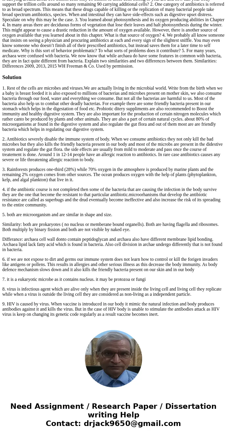 Chapter 13 Evolution and Diversity among the Microbes 213 Short Answer 1. In this chapter you learned that your body is carrying around about 100 trillion cell  Chapter 13 Evolution and Diversity among the Microbes 213 Short Answer 1. In this chapter you learned that your body is carrying around about 100 trillion cell