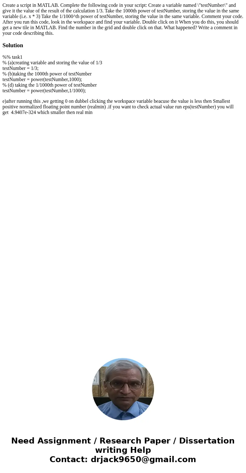 Create a script in MATLAB. Complete the following code in your script: Create a variable named \  Create a script in MATLAB. Complete the following code in your script: Create a variable named \