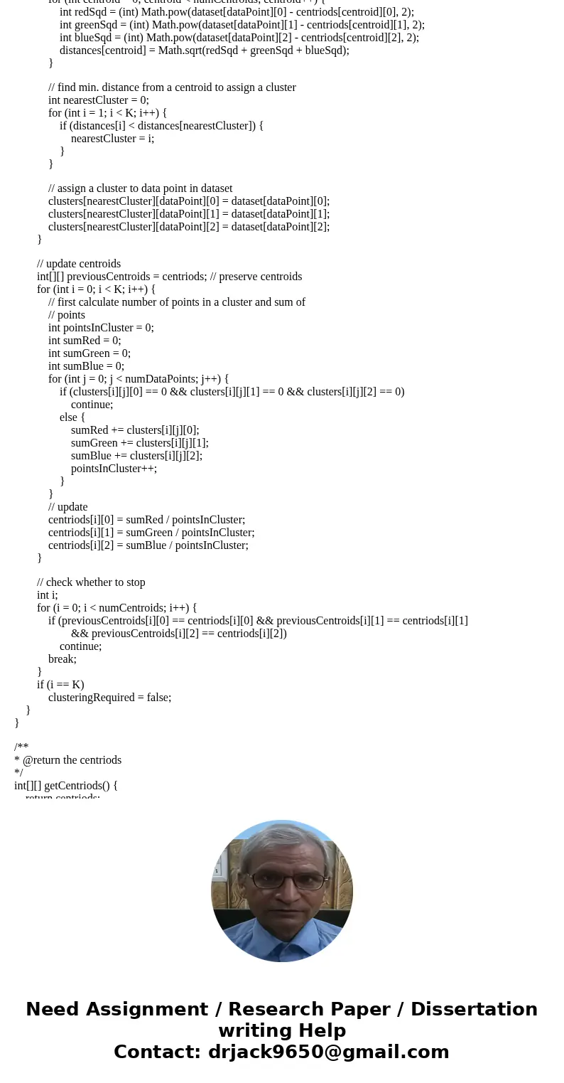 Goal To implement clustering On the following tasks consider the data in the file \  Goal To implement clustering On the following tasks consider the data in the file \