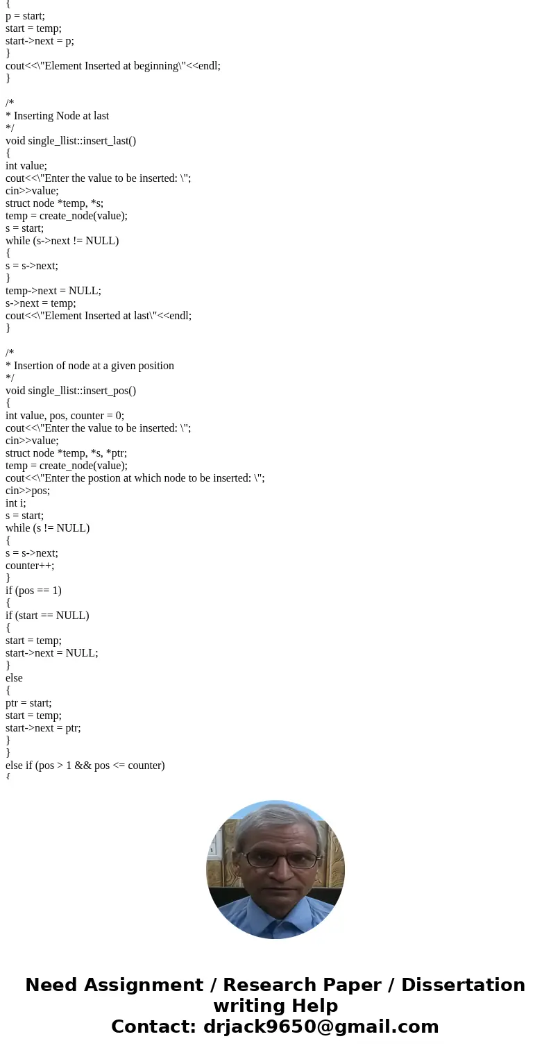 HELLO, I NEED THIS TO BE PROGRAMMED IN C++ ONLY .... Chapter 17 Lab - Single Linked List (SLL) Due: Before Class Period on Friday 3/03/17 Tasks: Design and code