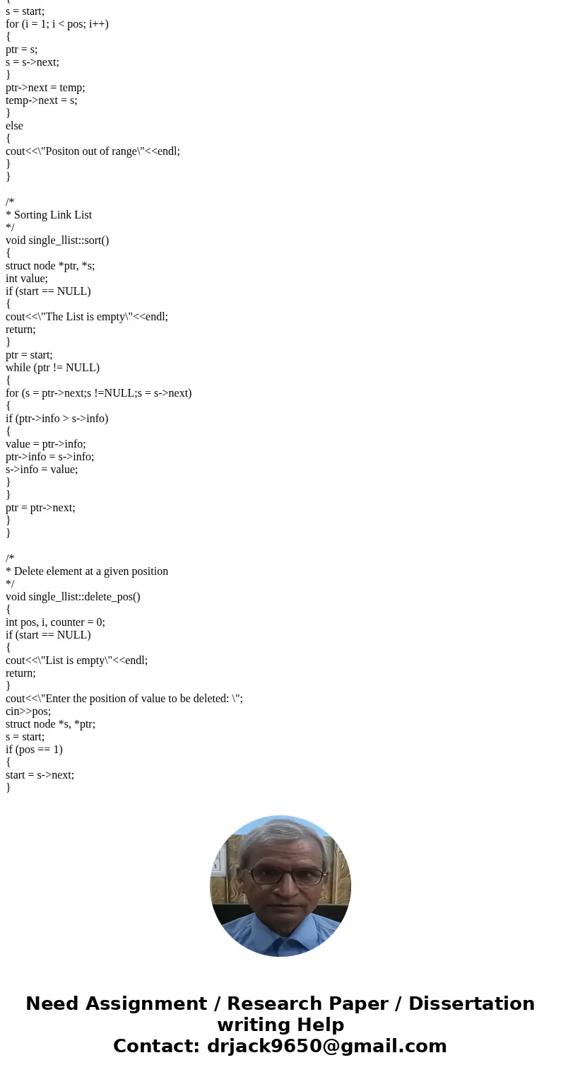 HELLO, I NEED THIS TO BE PROGRAMMED IN C++ ONLY .... Chapter 17 Lab - Single Linked List (SLL) Due: Before Class Period on Friday 3/03/17 Tasks: Design and code