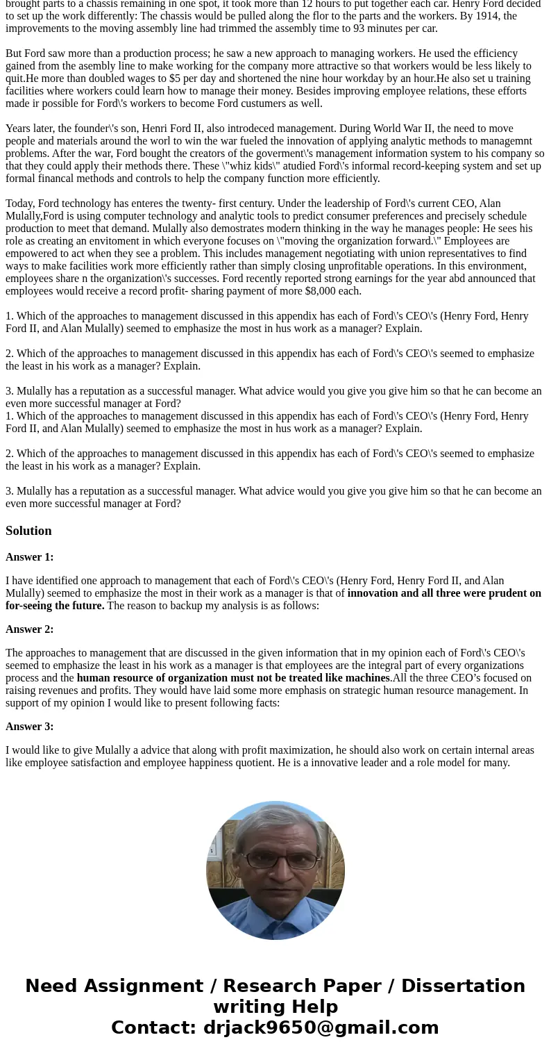  How Management Innovation Keeps Ford Moving Ahead: Every sinceFord MotorCompany\'s early ears, innvative management has given the company a competitive edge.Fo