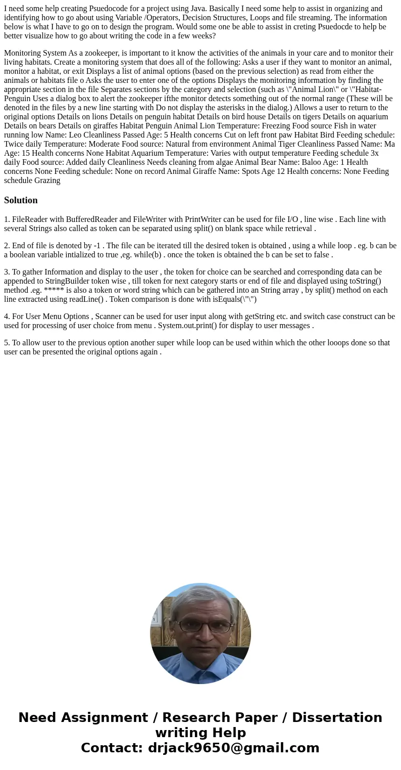 I need some help creating Psuedocode for a project using Java. Basically I need some help to assist in organizing and identifying how to go about using Variable I need some help creating Psuedocode for a project using Java. Basically I need some help to assist in organizing and identifying how to go about using Variable
