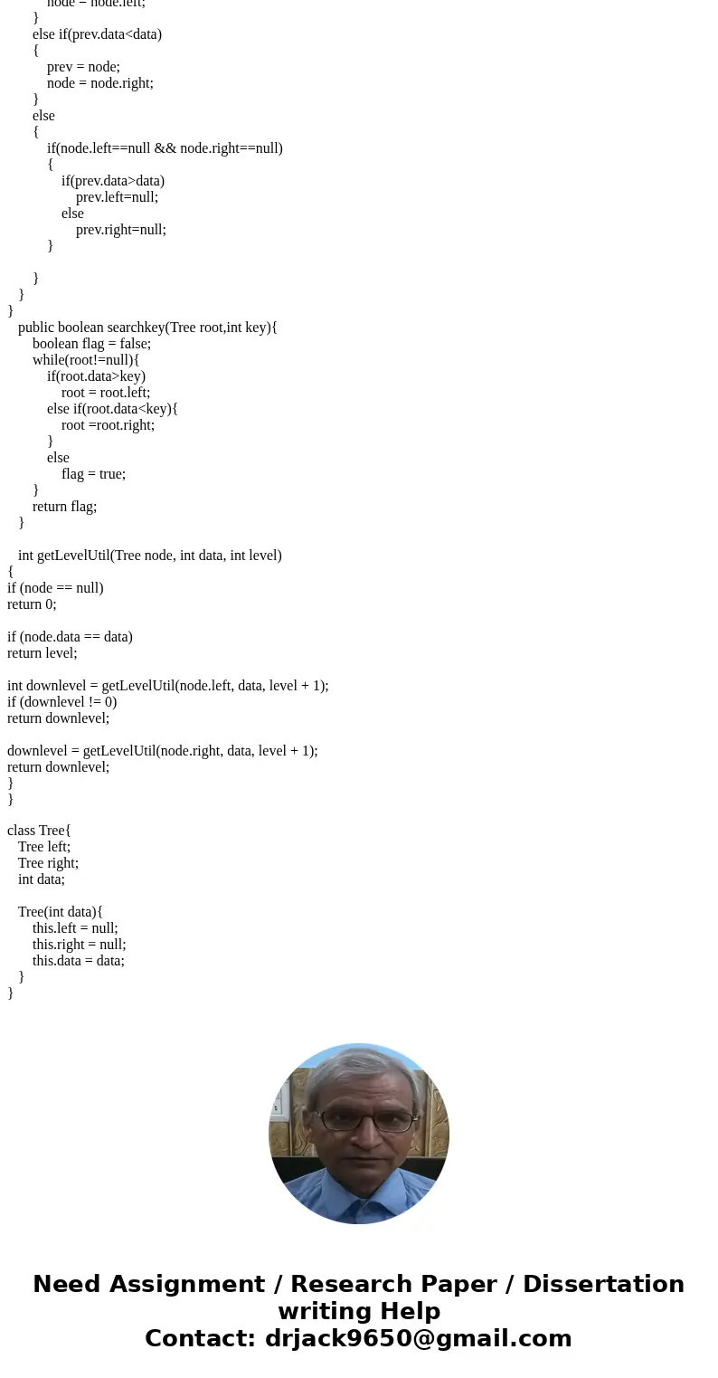 In the ninth part, you will extend the binary search tree in the eighth part to support the deletion of a node. The deletion of a node is slightly trickier comp In the ninth part, you will extend the binary search tree in the eighth part to support the deletion of a node. The deletion of a node is slightly trickier comp