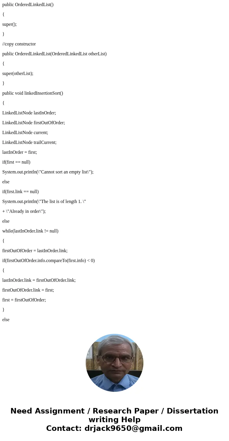 please i need help I\'m writing a program to test the merge sort algorithm for linked lists. I need to Print the list before being sorted and the list after sor please i need help I\'m writing a program to test the merge sort algorithm for linked lists. I need to Print the list before being sorted and the list after sor