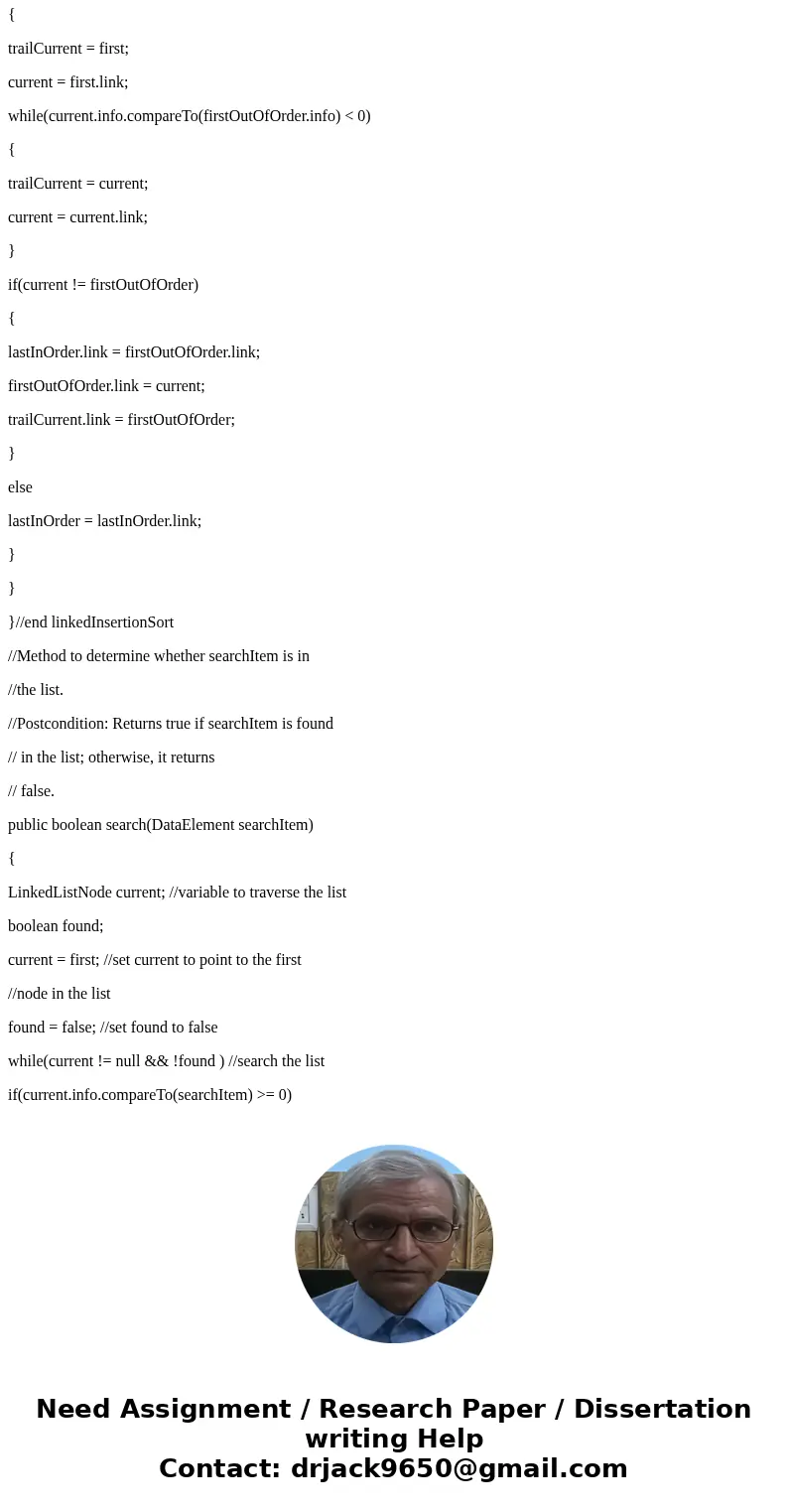 please i need help I\'m writing a program to test the merge sort algorithm for linked lists. I need to Print the list before being sorted and the list after sor please i need help I\'m writing a program to test the merge sort algorithm for linked lists. I need to Print the list before being sorted and the list after sor