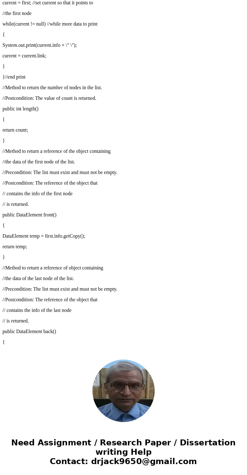please i need help I\'m writing a program to test the merge sort algorithm for linked lists. I need to Print the list before being sorted and the list after sor please i need help I\'m writing a program to test the merge sort algorithm for linked lists. I need to Print the list before being sorted and the list after sor