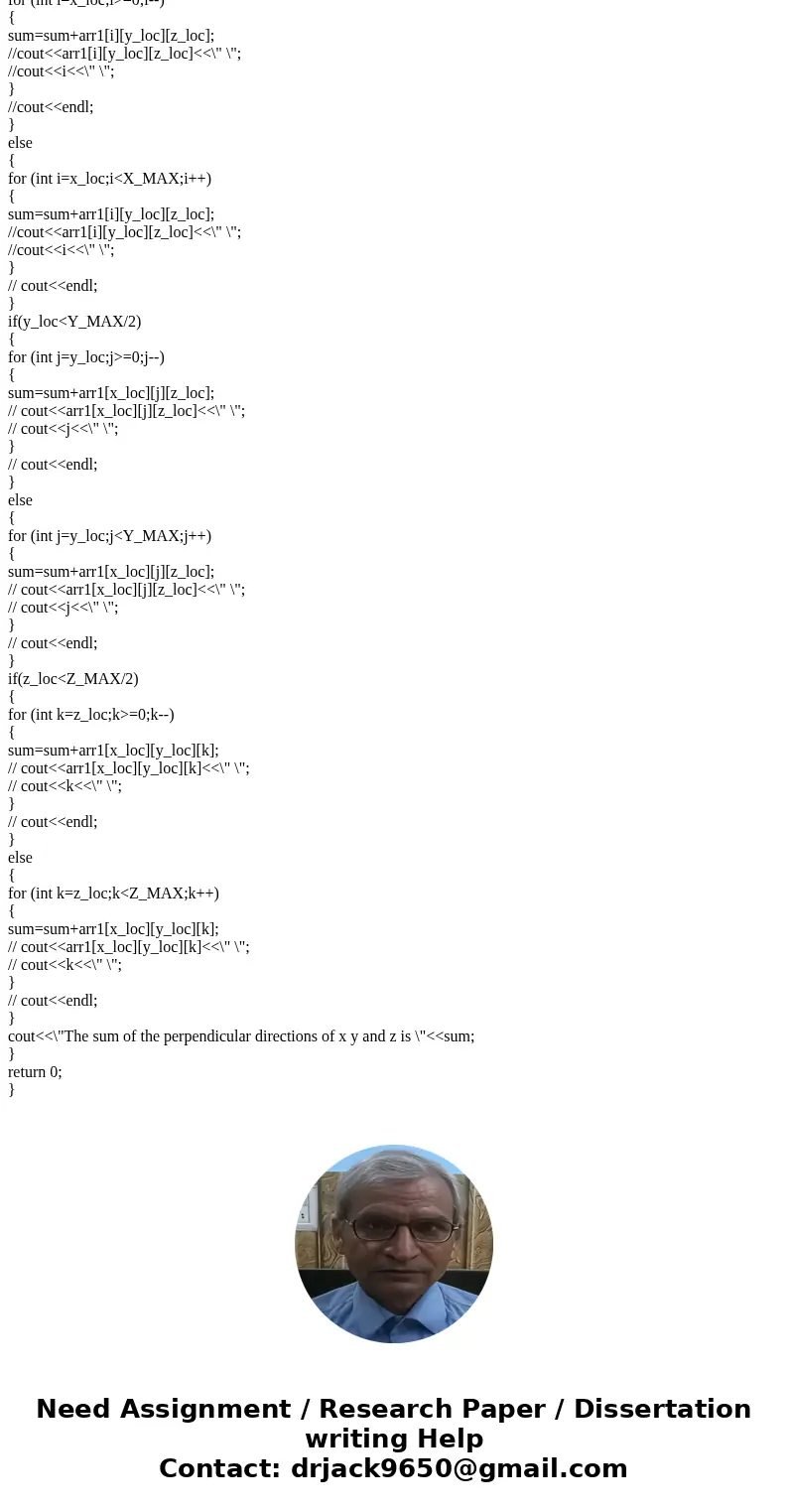 This program is in C++. Instructions: In this assignment, you will create a 3-dimensional array of numbers of size 10x10x10 (1000 elements), and populate each e