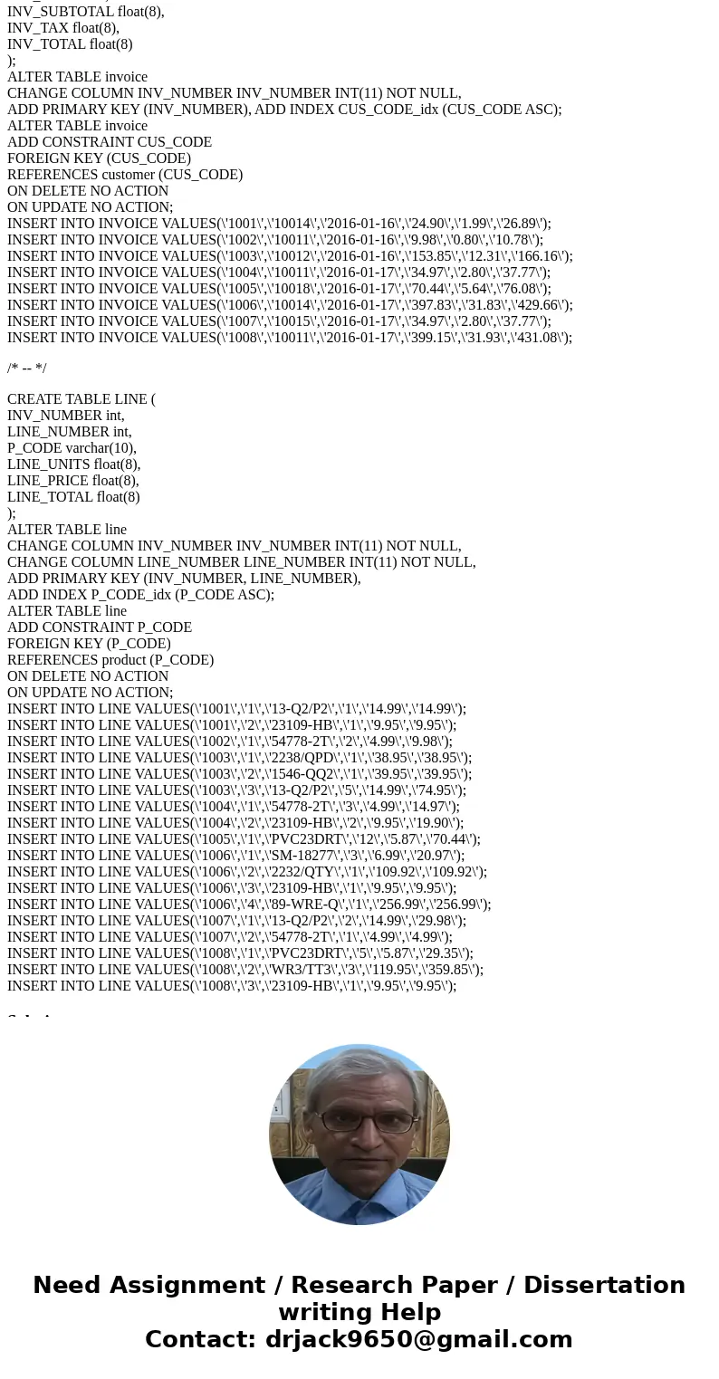 Using the data below, write SQL statements that will accurately return data for the following: List all product sales for which the units sold is greater than t