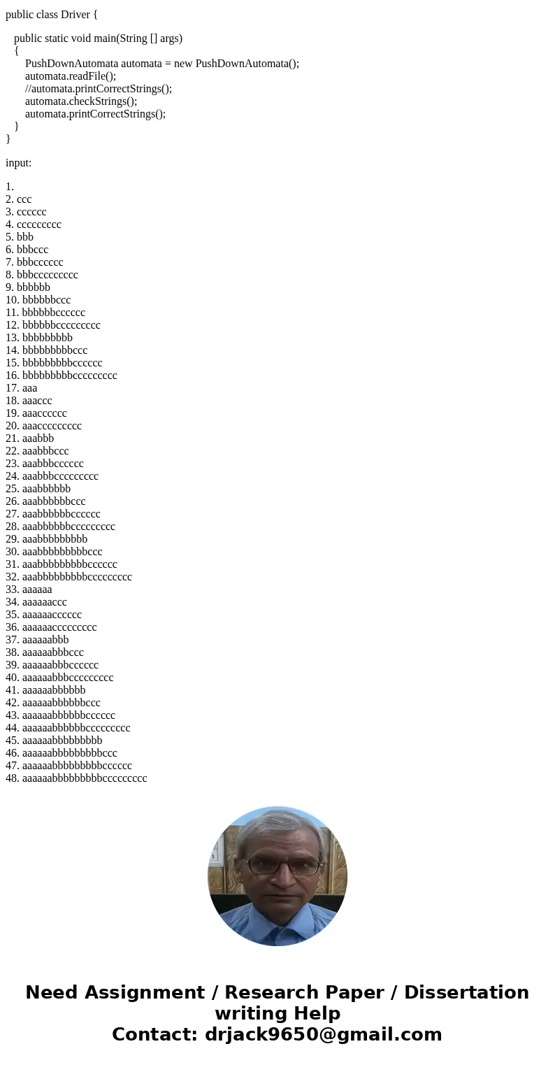We discussed in class how a pushdown automaton with two stacks would be able to accept strings in the non-context-free language AnBnCn (“n a’s followed by n b’s We discussed in class how a pushdown automaton with two stacks would be able to accept strings in the non-context-free language AnBnCn (“n a’s followed by n b’s