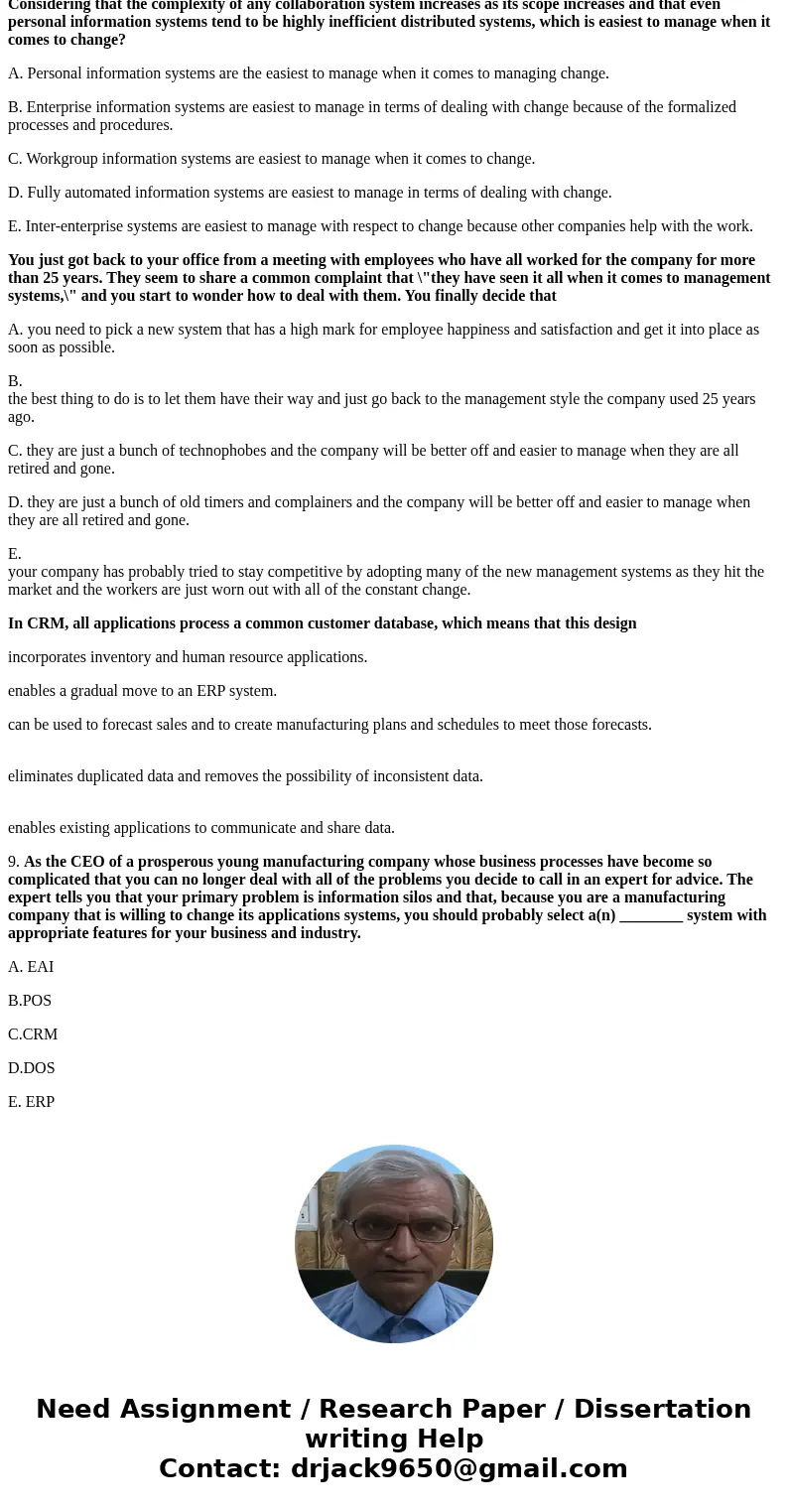 What are the three categories of enterprise applications that have emerged since the 1990s? A CRT, EAI, ERP B CRM, EAI, ERP C SAP, PeopleSoft, Siebel D SAP, CRT What are the three categories of enterprise applications that have emerged since the 1990s? A CRT, EAI, ERP B CRM, EAI, ERP C SAP, PeopleSoft, Siebel D SAP, CRT