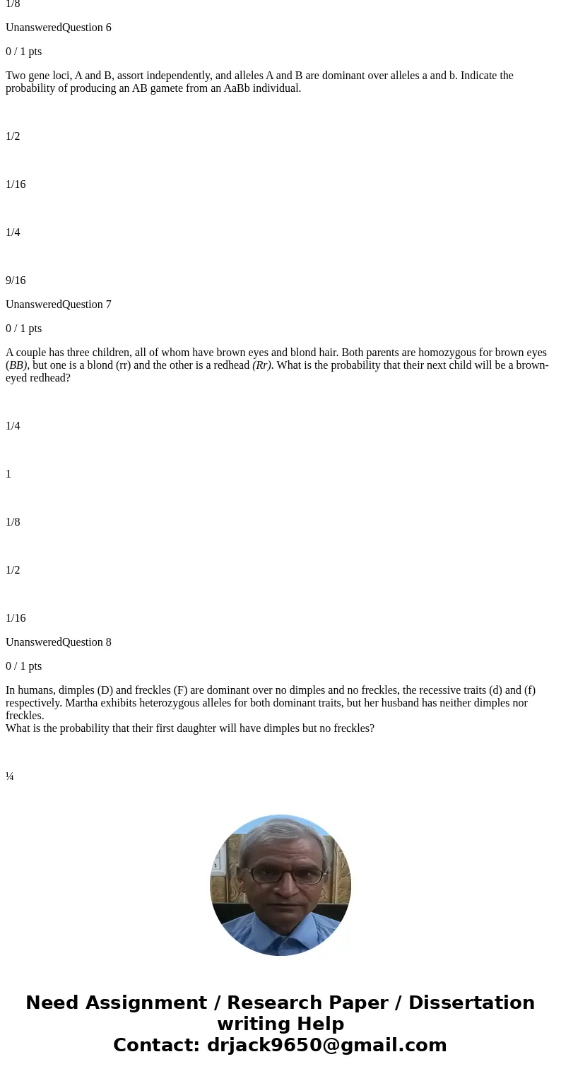1.In lilies, large lilies are dominant to small ones and green ones are dominant to white ones. You cross two lilies heterozygous for both traits and receive th 1.In lilies, large lilies are dominant to small ones and green ones are dominant to white ones. You cross two lilies heterozygous for both traits and receive th