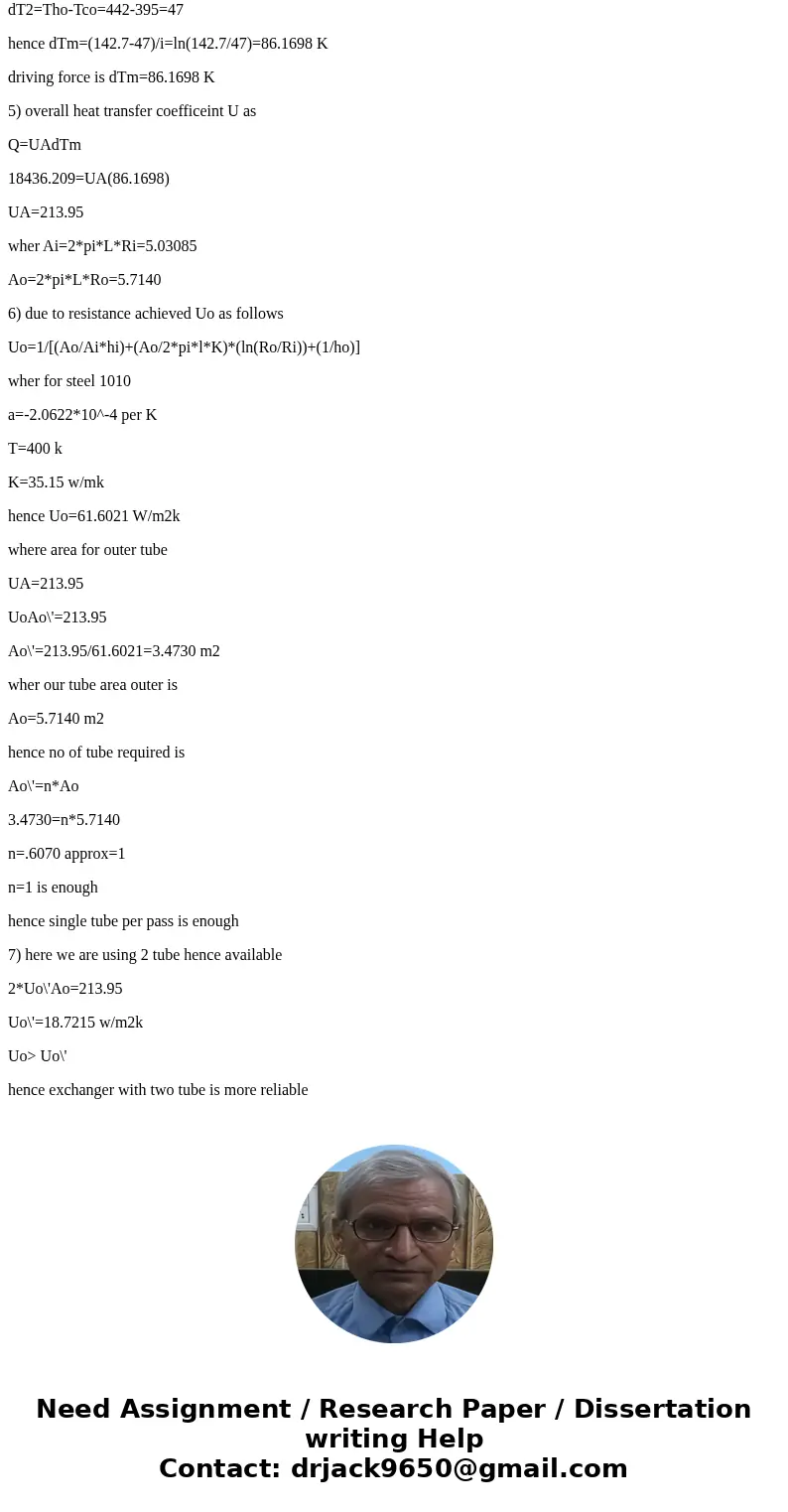 A shell and tube heat exchanger as a kettle boiler to make steam from a stagnant pool of water on the outside of the tube bank using high-temperature heating o  A shell and tube heat exchanger as a kettle boiler to make steam from a stagnant pool of water on the outside of the tube bank using high-temperature heating o