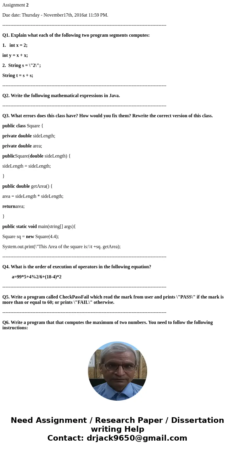 Assignment 2 Due date: Thursday - November17th, 2016at 11:59 PM. ----------------------------------------------------------------------------------------------- Assignment 2 Due date: Thursday - November17th, 2016at 11:59 PM. -----------------------------------------------------------------------------------------------