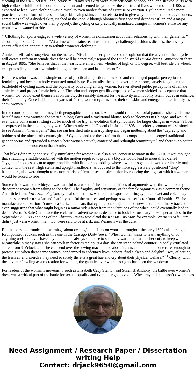 AThe bicycle Why was the bicycle an apt symbol for the suffragette movement in Britain in the late 19th century? Include physical changes to the bicycle and its AThe bicycle Why was the bicycle an apt symbol for the suffragette movement in Britain in the late 19th century? Include physical changes to the bicycle and its