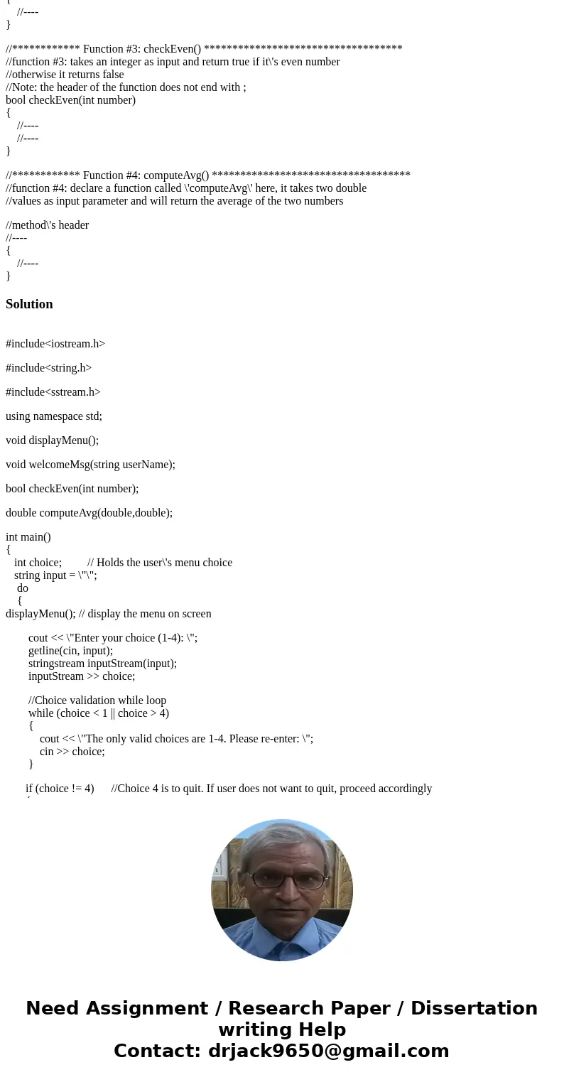 c++ code using code blocks, please make sure it compiles. copy and paste with answers This program is for practicing function calling and writing When you see / c++ code using code blocks, please make sure it compiles. copy and paste with answers This program is for practicing function calling and writing When you see /