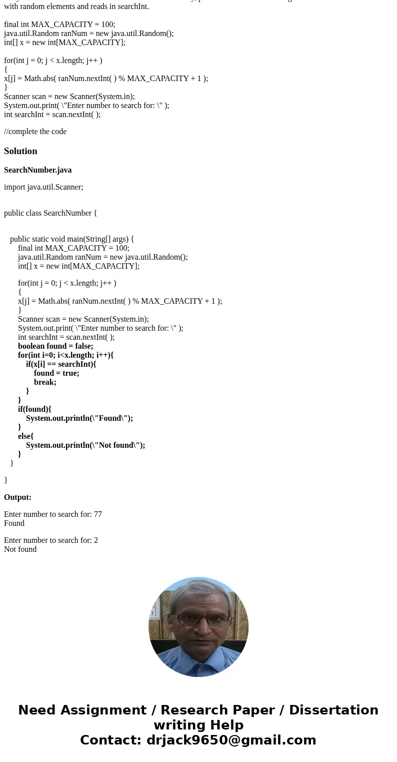 Complete the code that will print \ Complete the code that will print \