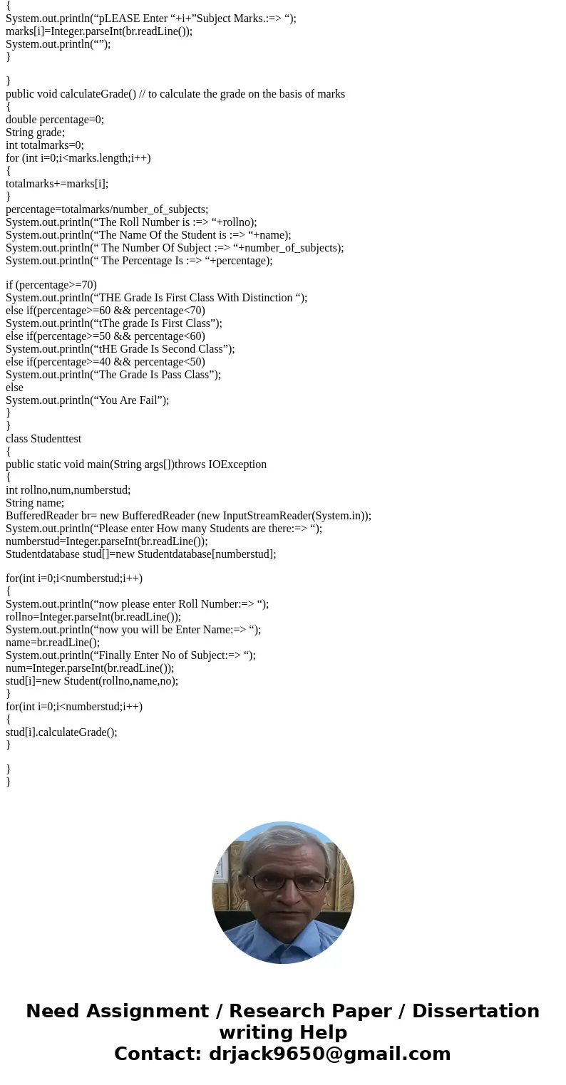  Create an input file Lab7_l_in.txt with following content: Write a JAVA Program that will implement two dimensional array. Define the row size as 10 and column
