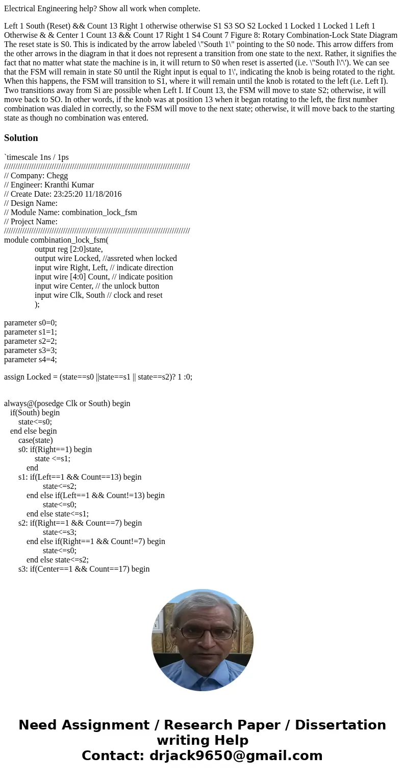 Electrical Engineering help? Show all work when complete. Left 1 South (Reset) && Count 13 Right 1 otherwise otherwise S1 S3 SO S2 Locked 1 Locked 1 Loc Electrical Engineering help? Show all work when complete. Left 1 South (Reset) && Count 13 Right 1 otherwise otherwise S1 S3 SO S2 Locked 1 Locked 1 Loc