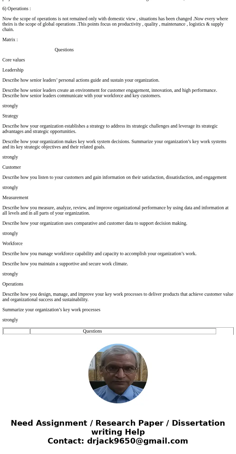 Find the application summary for a recent Baldrige recipient on the Baldrige website, and identify at least one role-model practice in each of the first six cat