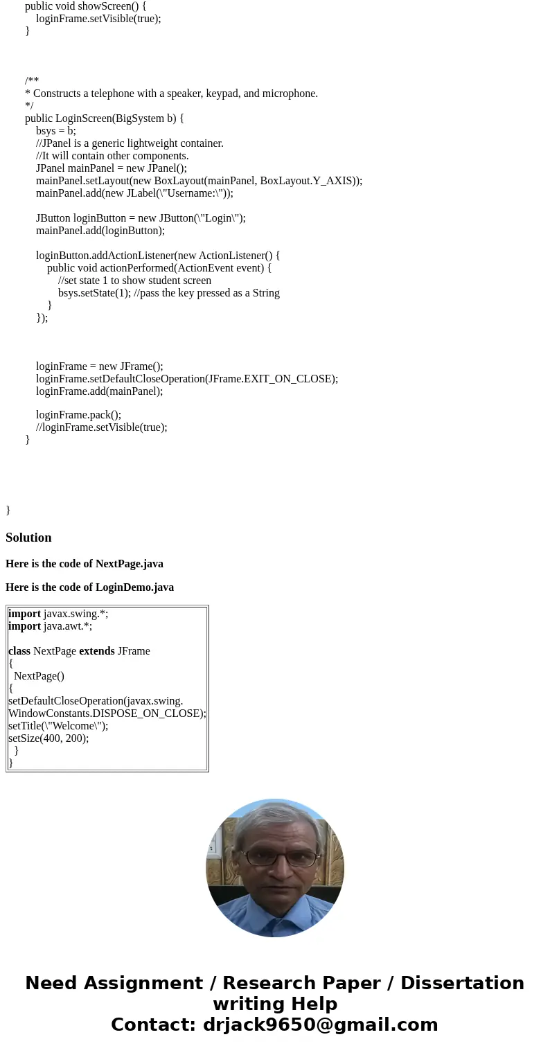 I am working on a Java project where I am to create a Online University Registration System, Currently I am having issues with my Login class checking the crede I am working on a Java project where I am to create a Online University Registration System, Currently I am having issues with my Login class checking the crede