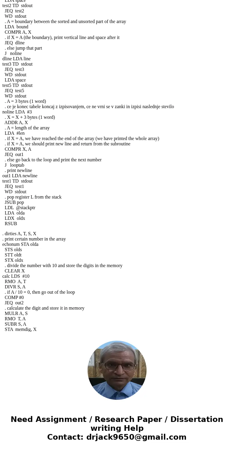 I need to make Selection sort program using SIC/XE assember. this is problem. -> Receive, as keyboard input, a series of numbers until EOF. Input example: 5  I need to make Selection sort program using SIC/XE assember. this is problem. -> Receive, as keyboard input, a series of numbers until EOF. Input example: 5