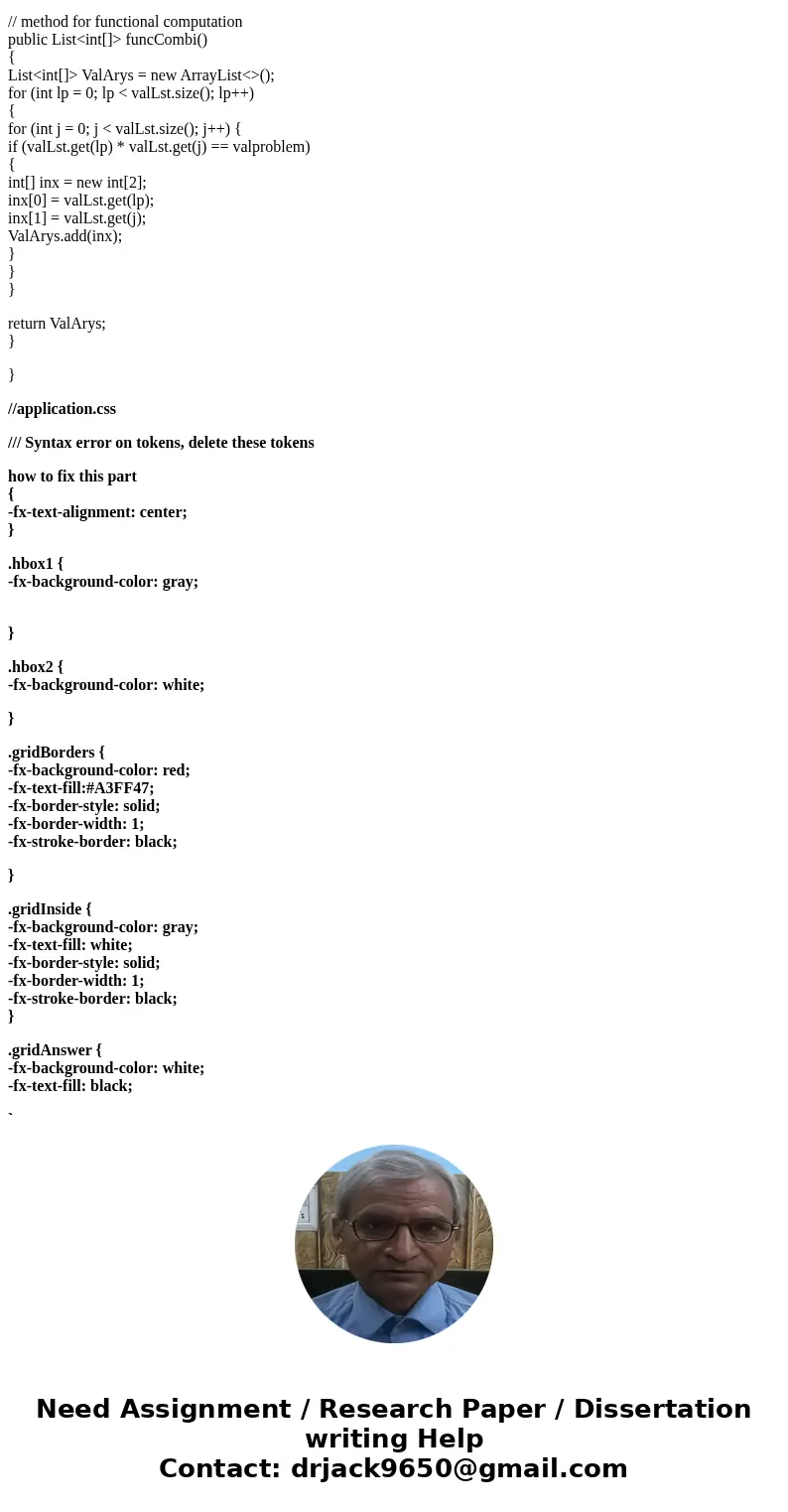 please help me with two part I Bold it out as wrong part which in the first part of code and the last part of it. JAVA CODE import java.util.List; import javafx please help me with two part I Bold it out as wrong part which in the first part of code and the last part of it. JAVA CODE import java.util.List; import javafx