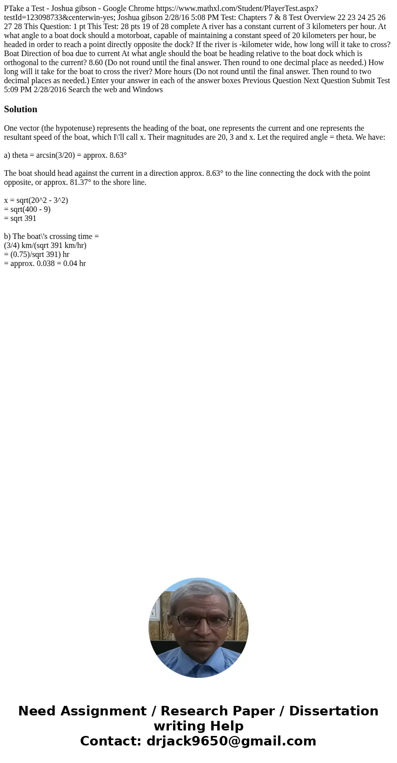  PTake a Test - Joshua gibson - Google Chrome https://www.mathxl.com/Student/PlayerTest.aspx?testId=123098733&centerwin-yes; Joshua gibson 2/28/16 5:08 PM T