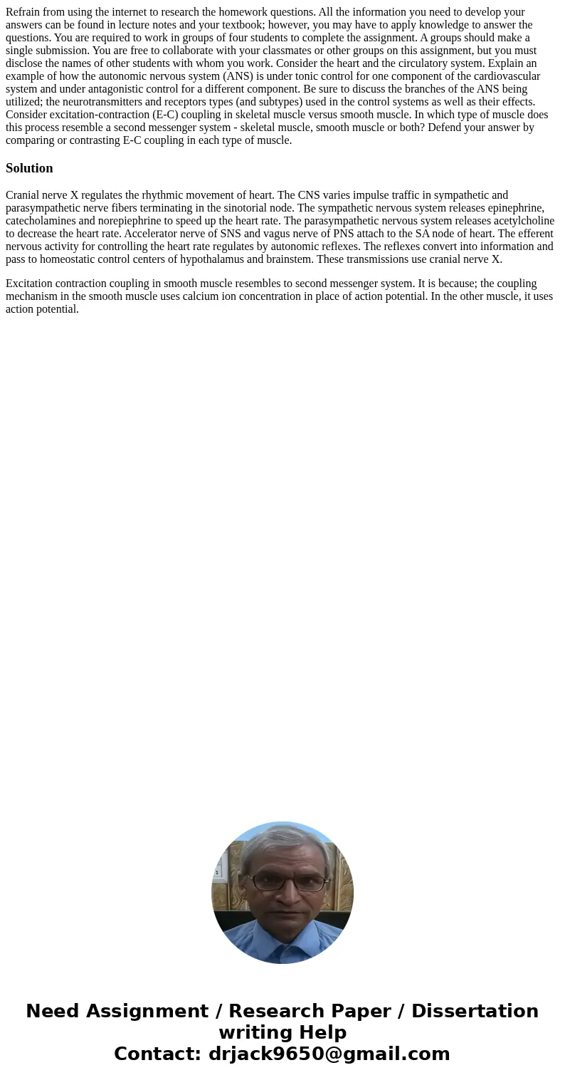  Refrain from using the internet to research the homework questions. All the information you need to develop your answers can be found in lecture notes and your