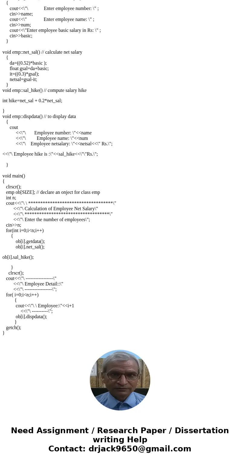 Write a C++ program with a function defined to give the person a 20% raise? Please explain. Thanks Write a C++ program with a function defined to give the pers  Write a C++ program with a function defined to give the person a 20% raise? Please explain. Thanks Write a C++ program with a function defined to give the pers