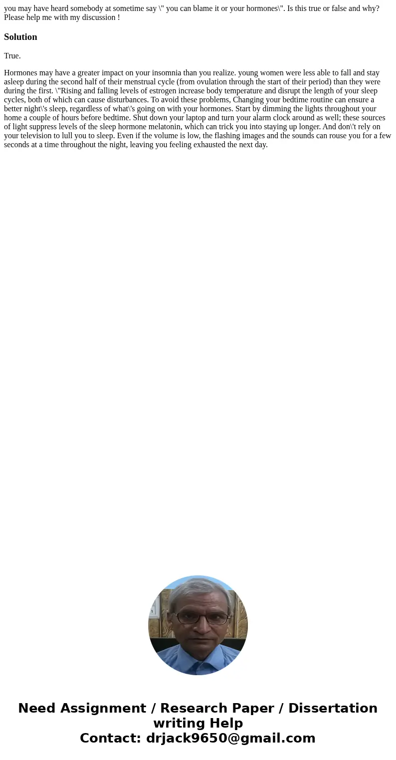 you may have heard somebody at sometime say \ you may have heard somebody at sometime say \