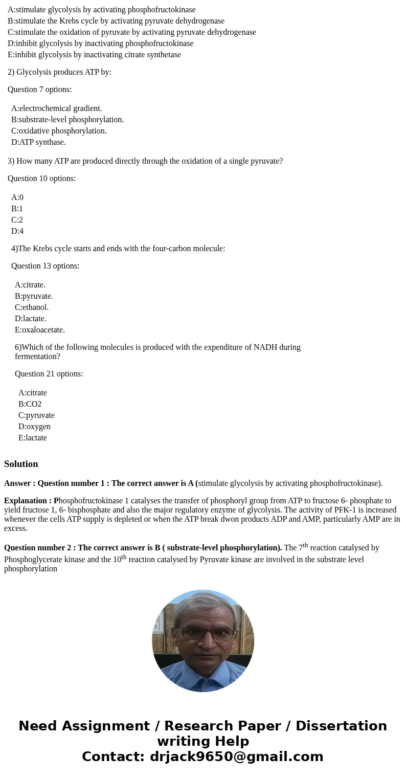 1) If excess ADP were artificially introduced into the cytoplasm of a cell, what would the likely effect be? Question 5 options: A:stimulate glycolysis by activ 1) If excess ADP were artificially introduced into the cytoplasm of a cell, what would the likely effect be? Question 5 options: A:stimulate glycolysis by activ
