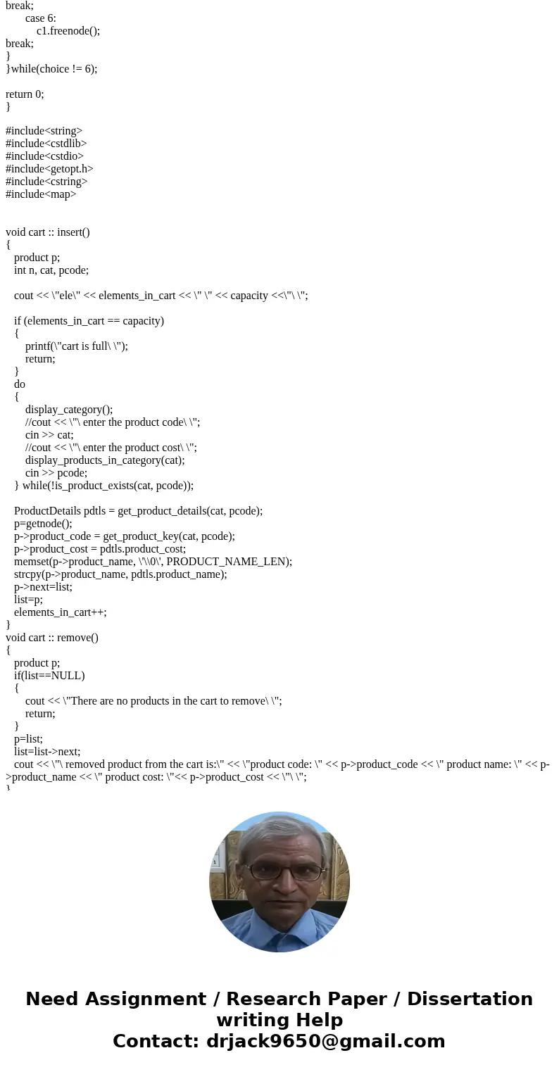12.9 Program: Online shopping cart (continued) (C++) This program extends the earlier \ 12.9 Program: Online shopping cart (continued) (C++) This program extends the earlier \