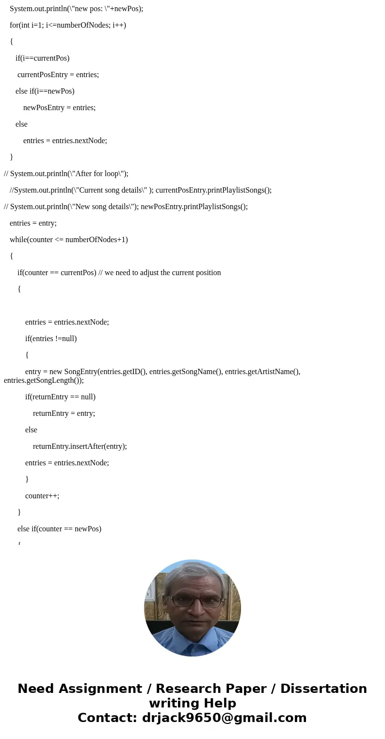 8.8 Program: Playlist (Java) You will be building a linked list. Make sure to keep track of both the head and tail nodes. (1) Create two files to submit. SongEn