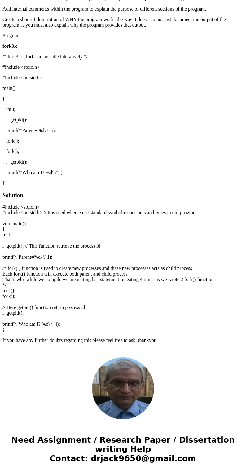 Add documentation to program to explain its functionality Add a header comment to the top of the program explaining the overall purpose of the program. Add inte