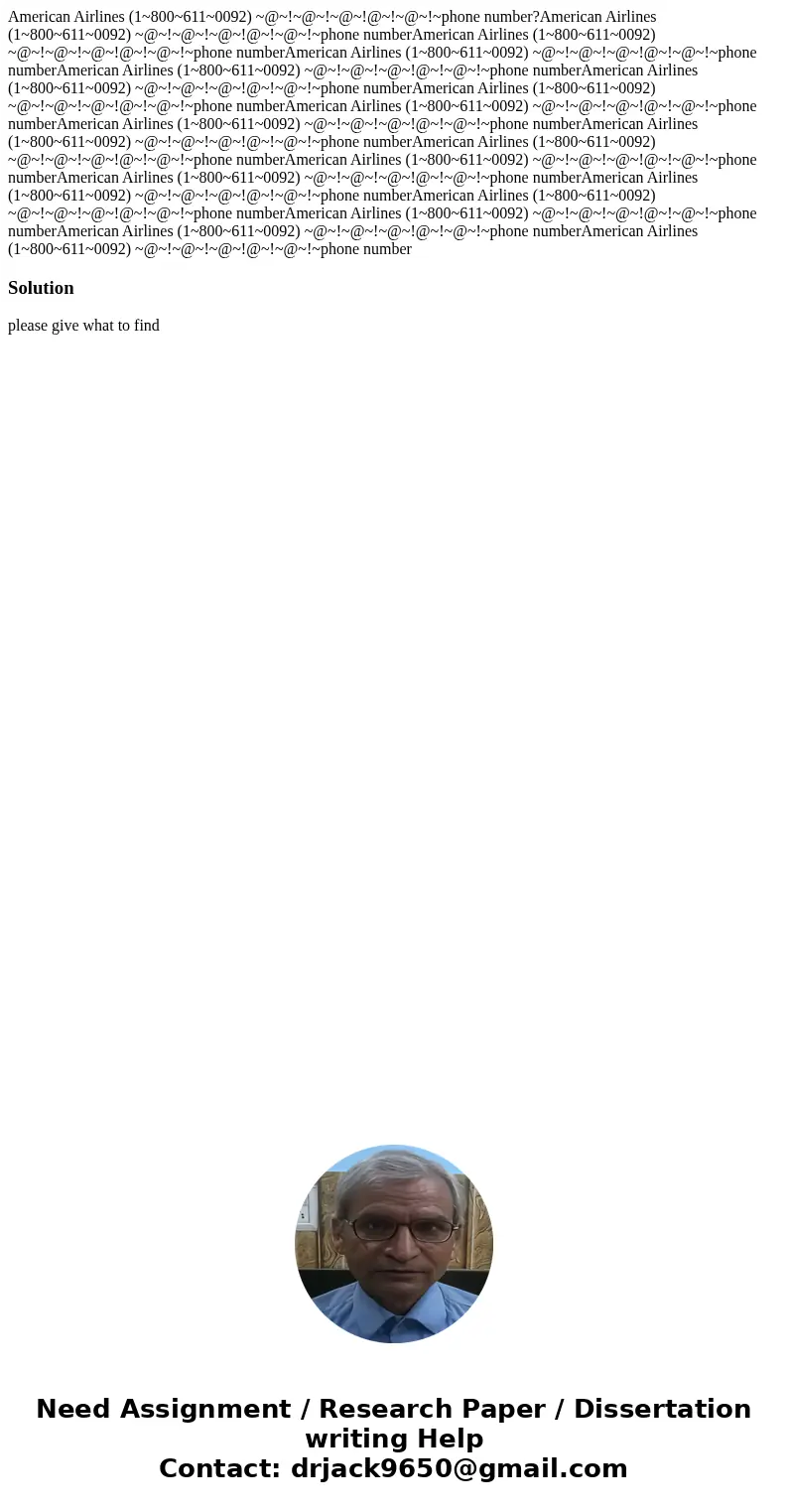 American Airlines (1~800~611~0092) ~@~!~@~!~@~!@~!~@~!~phone number?American Airlines (1~800~611~0092) ~@~!~@~!~@~!@~!~@~!~phone numberAmerican Airlines (1~800~ American Airlines (1~800~611~0092) ~@~!~@~!~@~!@~!~@~!~phone number?American Airlines (1~800~611~0092) ~@~!~@~!~@~!@~!~@~!~phone numberAmerican Airlines (1~800~