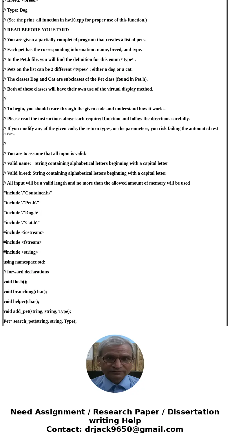 Can someoen help me to write c++ program including C++ inheritance, polymorphism, virtual function, containment, file operations, and exception handling. // Q1a