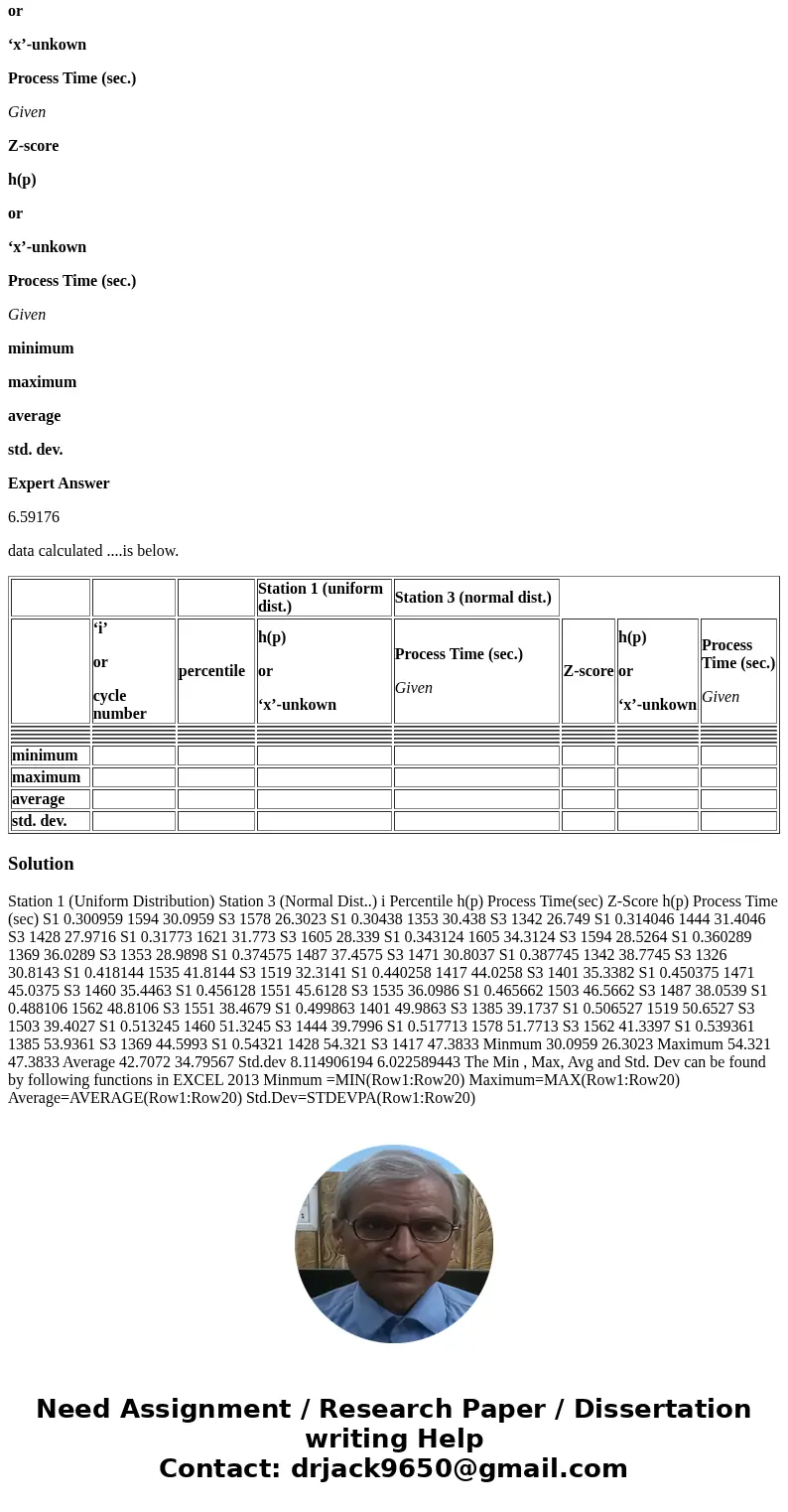 can you please provide/ record all the forumlas used to calcuate each coulmn of the data? original question : in an Excel spreadsheet create the headings and da