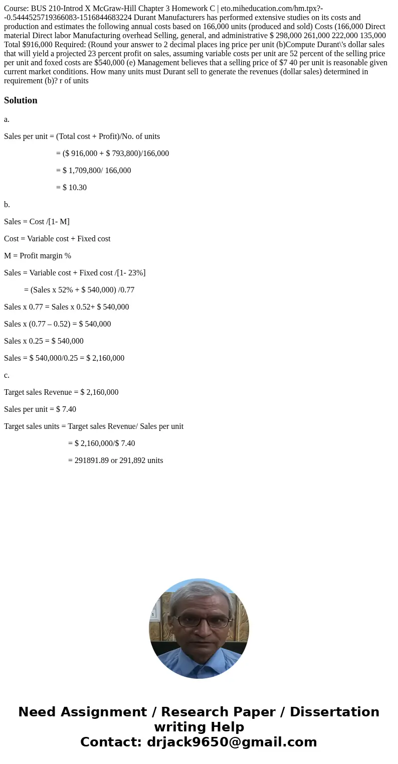 Course: BUS 210-Introd X McGraw-Hill Chapter 3 Homework C | eto.miheducation.com/hm.tpx?--0.5444525719366083-1516844683224 Durant Manufacturers has performed e  Course: BUS 210-Introd X McGraw-Hill Chapter 3 Homework C | eto.miheducation.com/hm.tpx?--0.5444525719366083-1516844683224 Durant Manufacturers has performed e