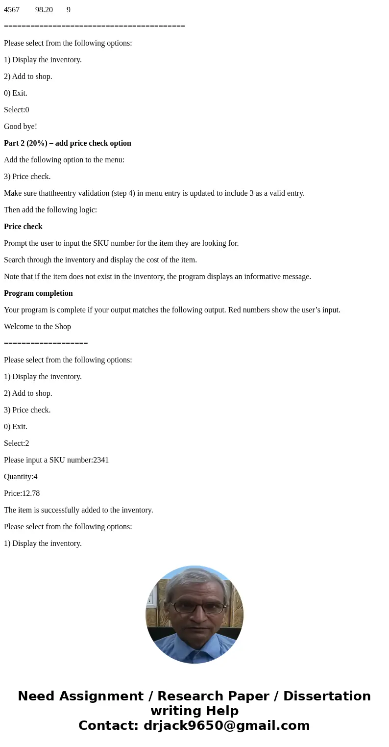 FOR THIS C PROGRAMMING QUESTION BELOW I HAD THIS SOLUTION , BUT IT IS NOT RUNNING ON MATRIX SAYING THAT FATAL ERROR.... PLEASE HELP: QUESTION: In thisworkshop, 