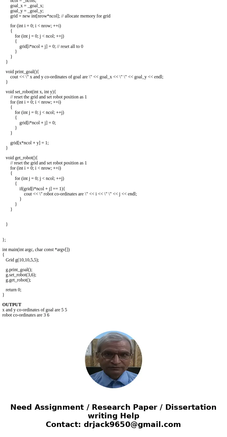 I\'m working on a C++ program that simulates a robot on a grid. The grid has a pre-designated \ I\'m working on a C++ program that simulates a robot on a grid. The grid has a pre-designated \