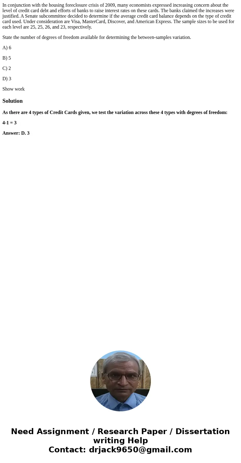 In conjunction with the housing foreclosure crisis of 2009, many economists expressed increasing concern about the level of credit card debt and efforts of bank In conjunction with the housing foreclosure crisis of 2009, many economists expressed increasing concern about the level of credit card debt and efforts of bank
