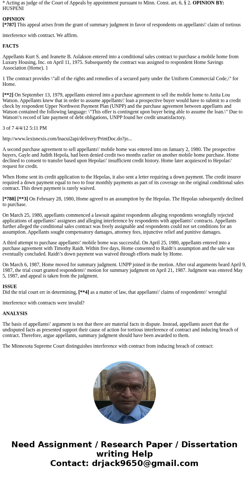 In the cae below identify the subject matter of the controversy, whether the common law or the UCC (Artlce 2) would cover the contractual issues, and explain th In the cae below identify the subject matter of the controversy, whether the common law or the UCC (Artlce 2) would cover the contractual issues, and explain th