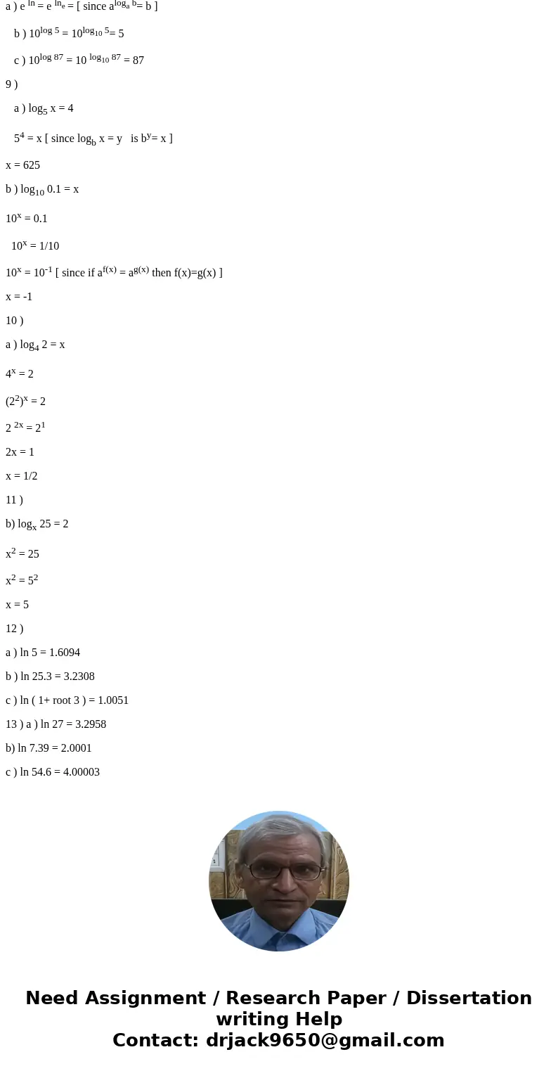 Logarithm Worksheet Express the equation in exponential form. 2. loge 2 1/3 1, logs 25 2 Express the equation in logarithmic form. 4.8-1 1/8 3.53 z 125 Evaluat  Logarithm Worksheet Express the equation in exponential form. 2. loge 2 1/3 1, logs 25 2 Express the equation in logarithmic form. 4.8-1 1/8 3.53 z 125 Evaluat